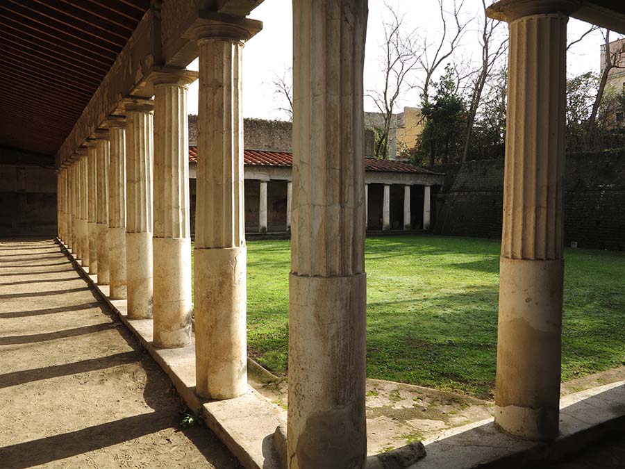 Opolontis, Italy – Villa di Poppea – Peristyle and Garden | Arthur Taussig